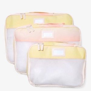 CALPAK Set of 3 Packing Cubes in Sorbet